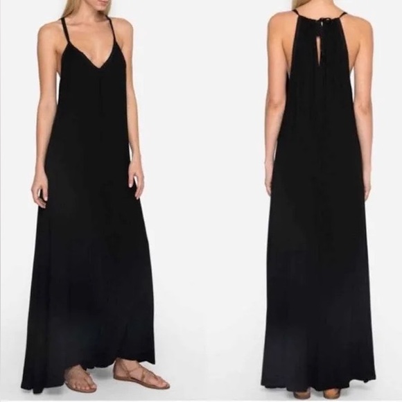 NWT Johnny Was Calmé V-neck Tie Back Maxi Dress - Picture 1 of 8